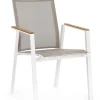 Discount Bizzotto SEDIA IN ALLUMINIO BIANCO GK50 - CAMERON
