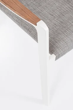 Bizzotto SEDIA IN ALLUMINIO IMPILABILE BIANCO WG20 - JALISCO