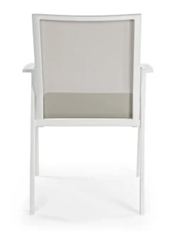 Sale Bizzotto SEDIA IN ALLUMINIO IMPILABILE BIANCO GK50 - CRUISE