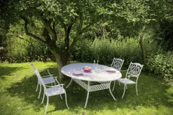 Discount Bizzotto SEDIA IN ALLUMINIO IMPILABILE BIANCA- IVREA