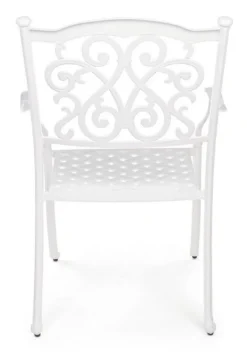 Discount Bizzotto SEDIA IN ALLUMINIO IMPILABILE BIANCA- IVREA