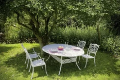 Discount Bizzotto SEDIA IN ALLUMINIO IMPILABILE BIANCA- IVREA