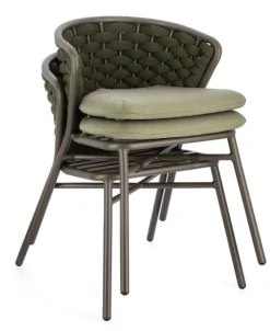 Online Bizzotto SEDIA IN ALLUMINIO OLIV QS24 - HARLOW