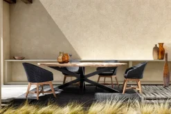 Online Bizzotto SEDIA IN CORDA PER ESTERNO ANTRACITE - COACHELLA