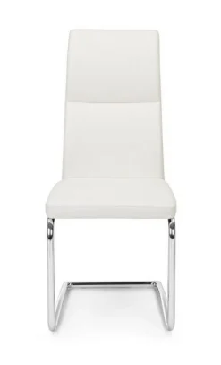 Clearance Bizzotto SEDIA IN ECOPELLE BIANCA - THELMA