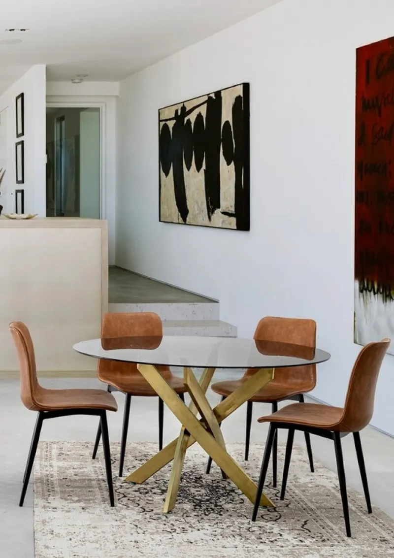 Online Bizzotto SEDIA IN ECOPELLE COLOR CUOIO - KYRA