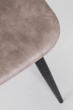 Bizzotto SEDIA IN ECOPELLE NERA - KYRA