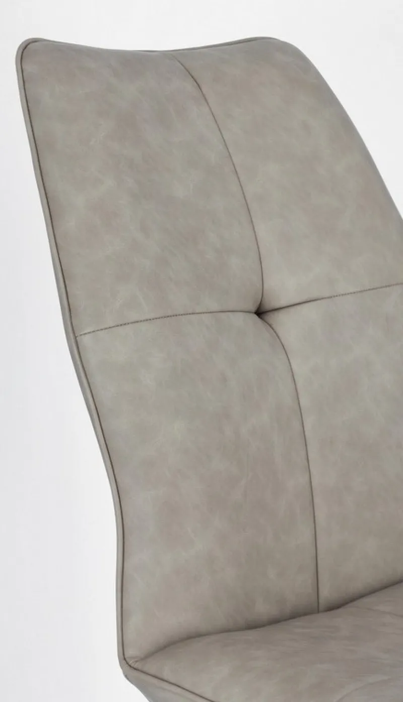 Discount Bizzotto SEDIA IN ECOPELLE TORTORA - KEPLER