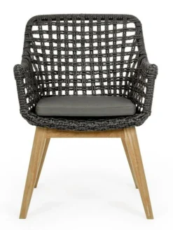 Sale Bizzotto SEDIA IN FIBRA SINTETICA NERA - MADISON