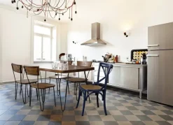 Bizzotto SEDIA IN LEGNO BLU - CROSS