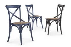 Sale Bizzotto SEDIA IN LEGNO NERA - CROSS