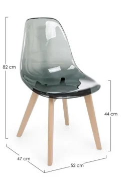 Discount Bizzotto SEDIA IN PLASTICA FUM