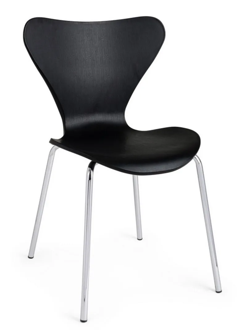 New Bizzotto SEDIA IN PLASTICA NERA - TESSA