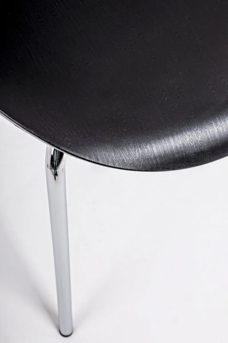 New Bizzotto SEDIA IN PLASTICA NERA - TESSA