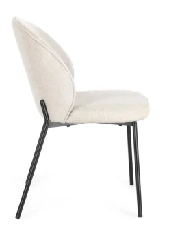Bizzotto SEDIA IN TESSUTO BEIGE - WENDY