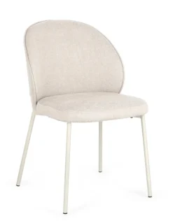 Discount Bizzotto SEDIA IN TESSUTO BEIGE - WENDY