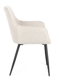 Bizzotto SEDIA IN TESSUTO BEIGE- CORA