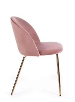 Outlet Bizzotto SEDIA IN VELLUTO ROSA - TANYA