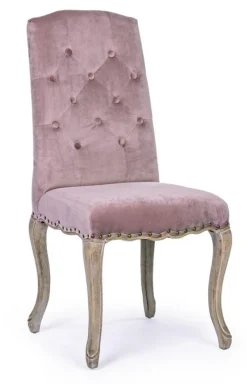 New Bizzotto SEDIA IN VELLUTO WOODROSE - DIVA