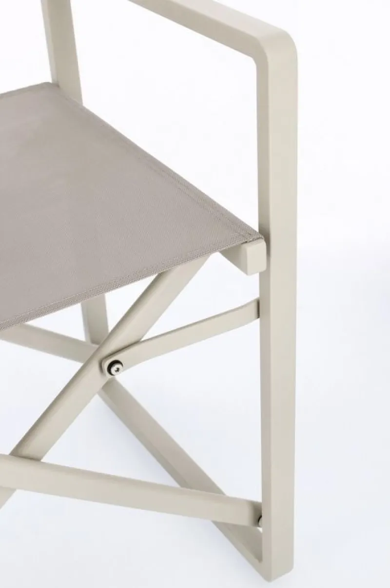 Online Bizzotto SEDIA REGISTA IN ALLUMINIO - KONNOR