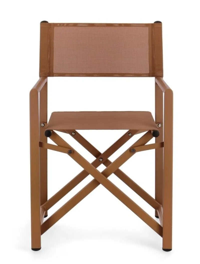 Best Bizzotto SEDIA REGISTA IN ALLUMINIO PECAN - TAYLOR