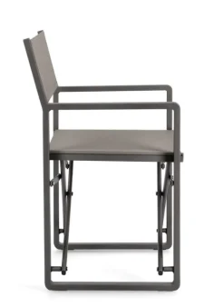 Discount Bizzotto SEDIA REGISTA IN ALLUMINIO ANTRACITE CX23 - KONNOR