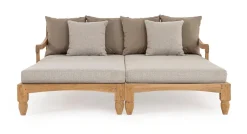 Bizzotto SET2 LOUNGE C-C BALI NATURAL - FSC