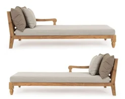 Bizzotto SET2 LOUNGE C-C BALI NATURAL - FSC