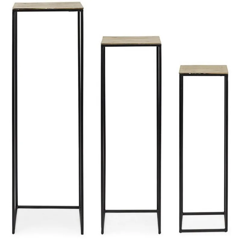 Clearance Bizzotto SET3 PORTA PIANTA IN ALLUMINIO - AMIRA