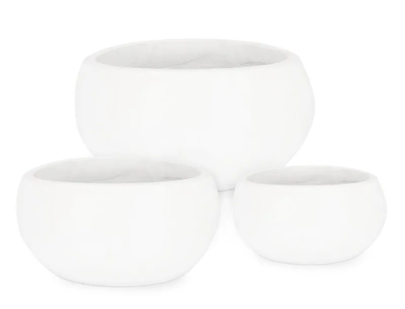 Sale Bizzotto SET3 P.VASO HOIAN CIOTOLA BIANCO