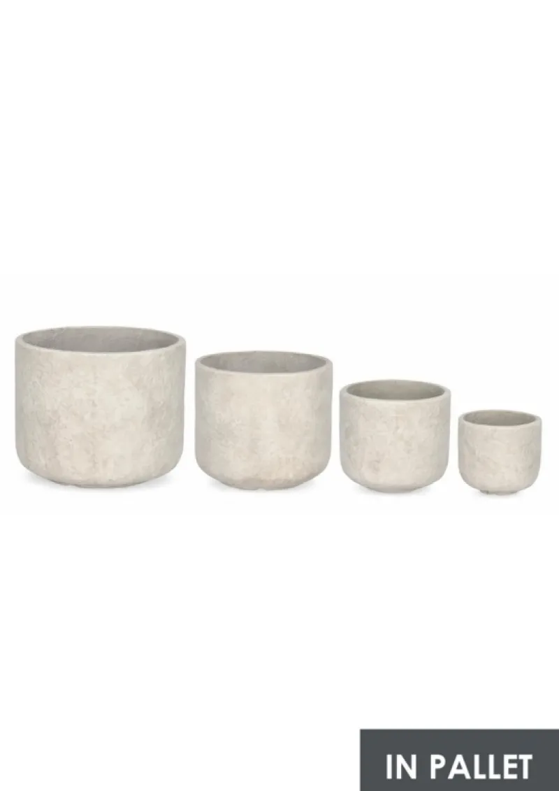 Hot Bizzotto SET4 P.VASO MEILI TONDO BEIGE