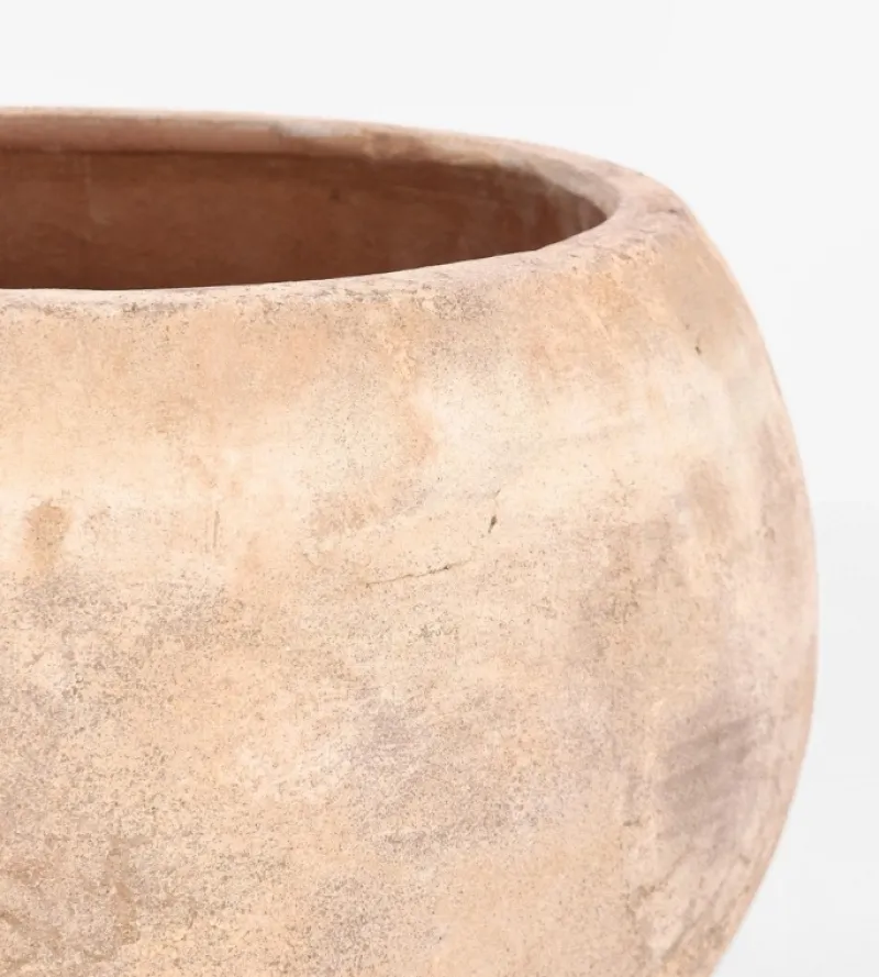 Discount Bizzotto SET2 P.VASO MINH BOMB TERRACOTTA MARRONE