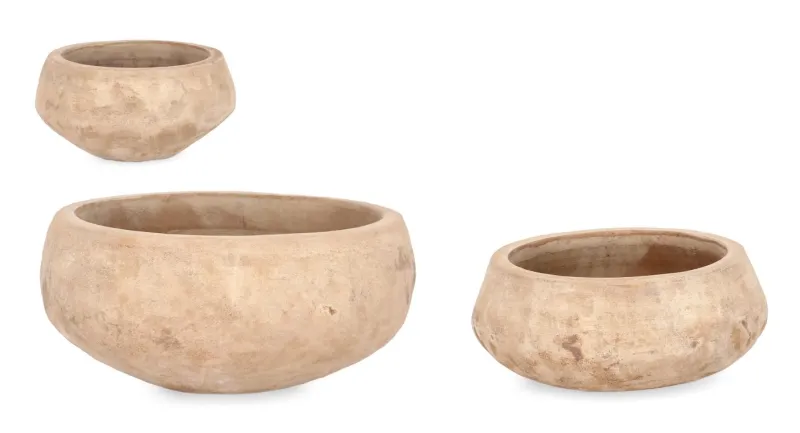 Sale Bizzotto SET3 P.VASO MINH CIOTOLA TERRACOT BRUNIT
