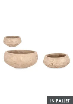 Sale Bizzotto SET3 P.VASO MINH CIOTOLA TERRACOT BRUNIT