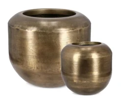 Hot Bizzotto SET2 P.VASO NADU DORATO