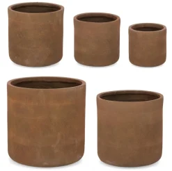Sale Bizzotto SET5 P.VASO RIGO CIL RUSTY