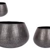Clearance Bizzotto SET3 P.VASO VARANASI TO NERO