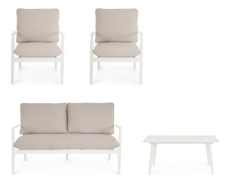 Bizzotto SET4 SALOTTO C-C NEBULA VAPOR YK15