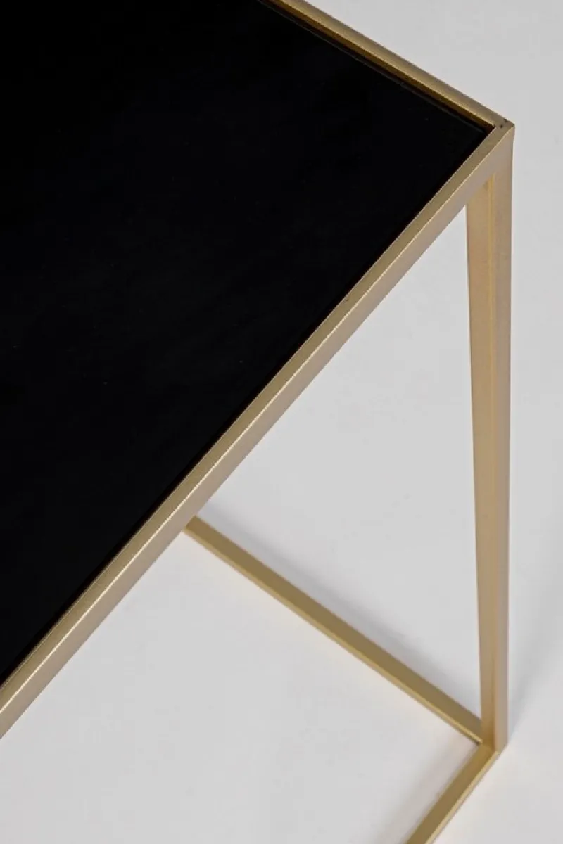 Bizzotto SET3 TAVOLINI IN ACCIAIO COLOR ORO - NUCLEOS