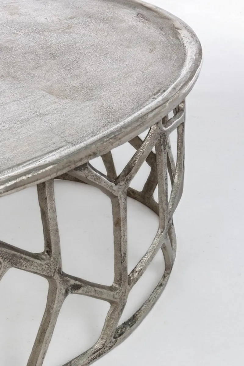 Clearance Bizzotto SET2 TAVOLINI IN ALLUMINIO - ZAHID