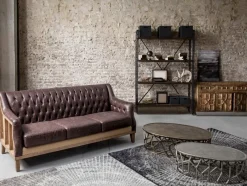 Clearance Bizzotto SET2 TAVOLINI IN ALLUMINIO - ZAHID