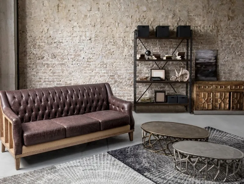 Clearance Bizzotto SET2 TAVOLINI IN ALLUMINIO - ZAHID