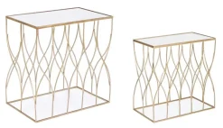 Sale Bizzotto SET2 TAVOLINI IN METALLO J19 - ELENOR