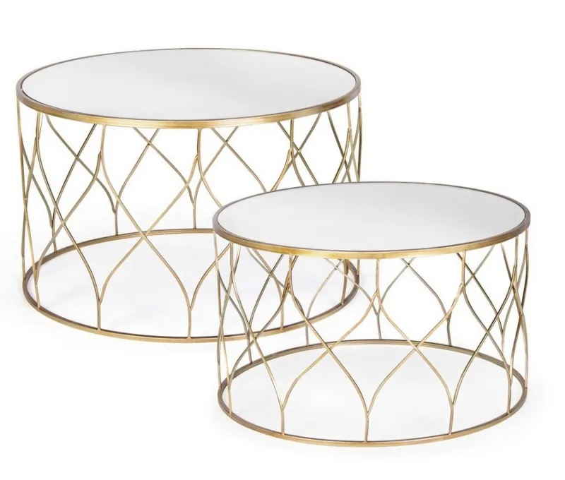 Bizzotto SET2 TAVOLINI IN METALLO J17 - ELENOR