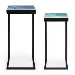 Clearance Bizzotto SET2 TAVOLINI IN METALLO K02 - REEF