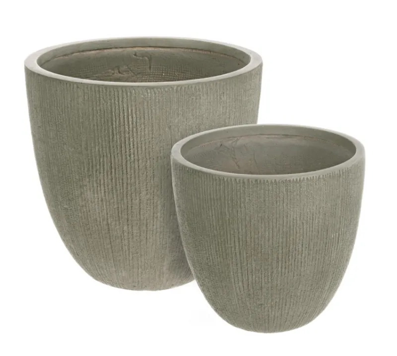 Sale Bizzotto SET2 VASO BRUSH TO BASSO SALVIA