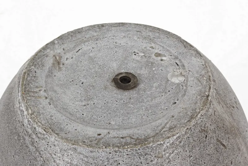 Outlet Bizzotto SET2 VASO CEMENT SFERA GRIGIO