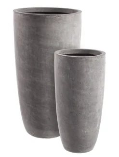 Sale Bizzotto SET2 VASO CEMENT TO ALTO GRIGIO