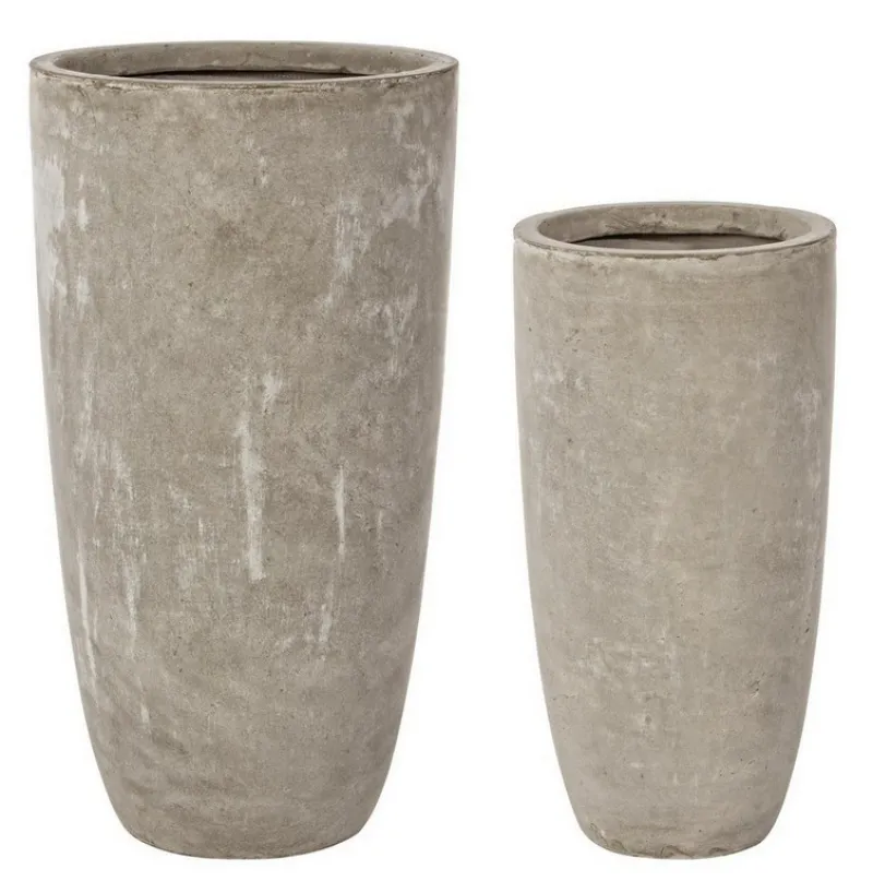 Sale Bizzotto SET2 VASO CEMENT TO ALTO SABBIA