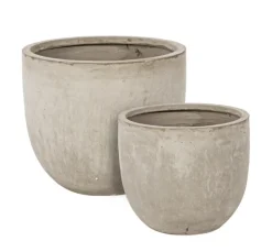 Best Bizzotto SET2 VASO CEMENT TO BASSO SABBIA